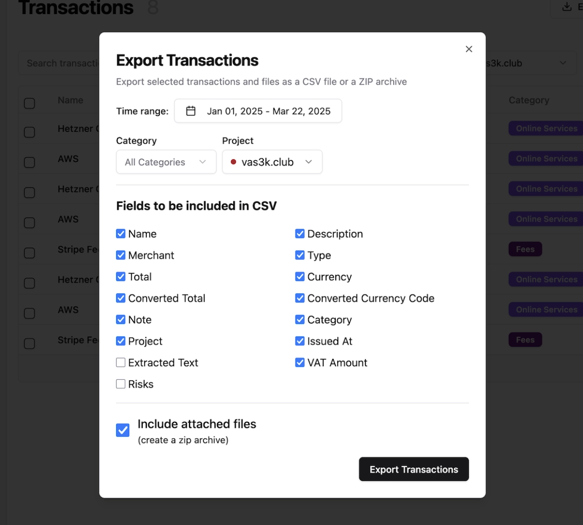 Export